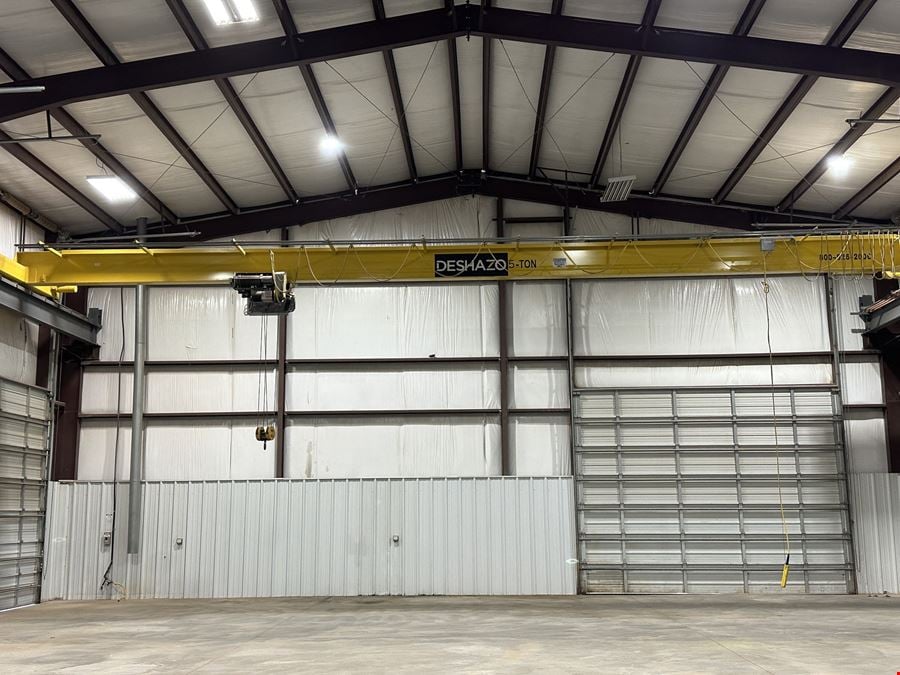 Motivated Sublease: Crane Served Shop on 4.04 Acres
