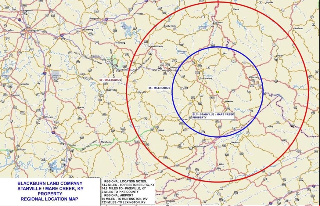 Residential Development Property, Pikeville-Prestonsburg Area, KY