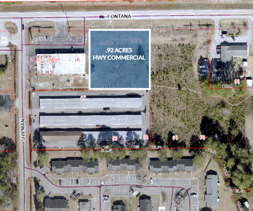 Highway Commercial Land Havelock NC