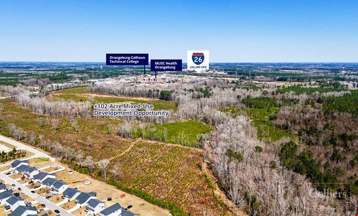 For Sale: ±102-Acre Mixed-Use Development Opportunity | Orangeburg, SC