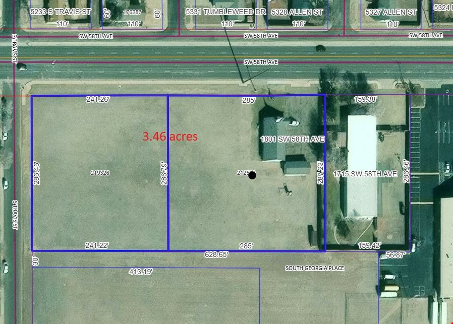 SW 58th Ave & Travis 3.46 acres development land