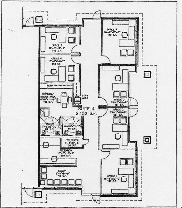 Office Space For Lease - 2,152 SF