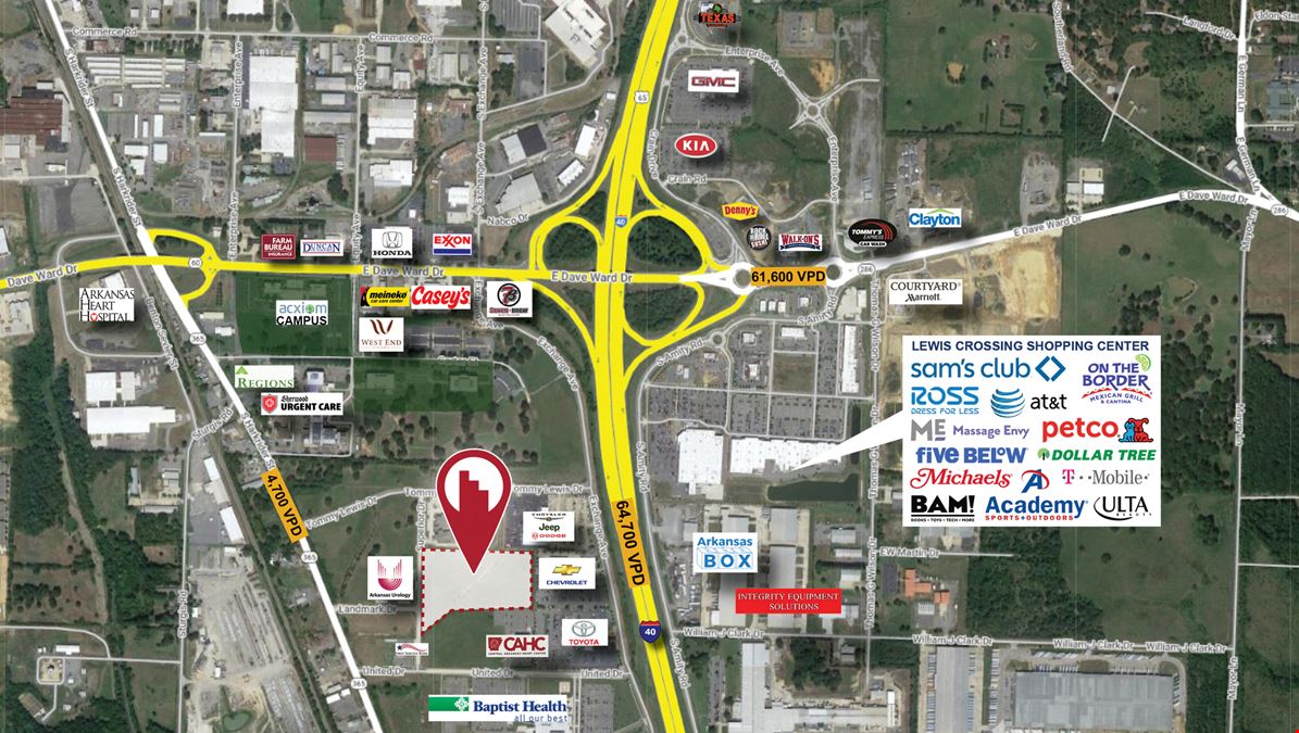 Prime Commercial Lot for Sale in Conway