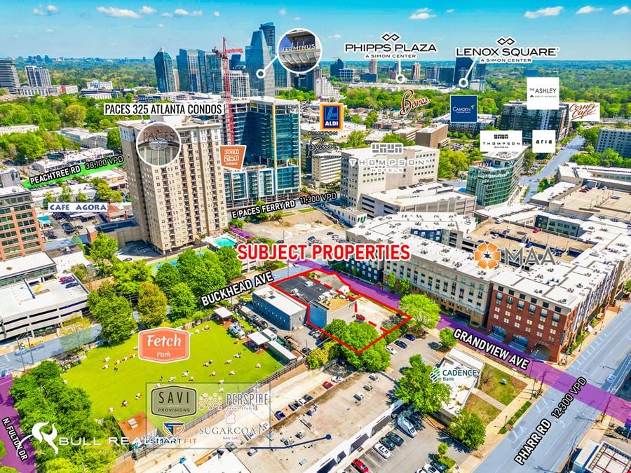 Prime Buckhead Village Redevelopment Opportunity | Two Buildings Totaling ±13,889 SF