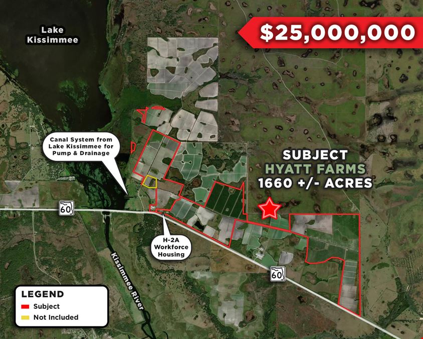 Hyatt Farms at Lake Kissimmee 1,660 +/- Acres