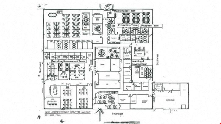 ±32,500-SF Office and Warehouse Building with Excess Land for Sale