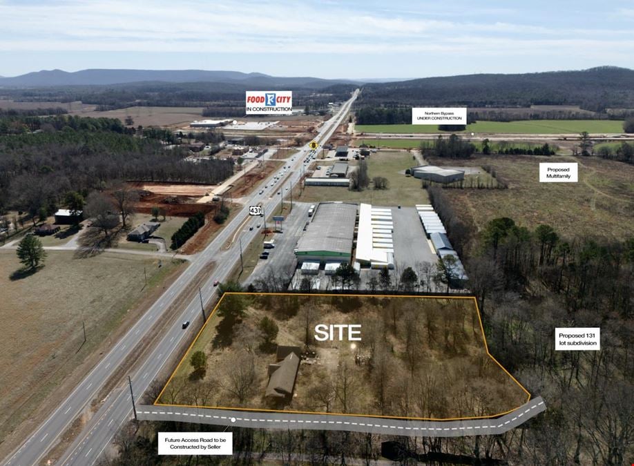 Hwy 231 at Bob Wade