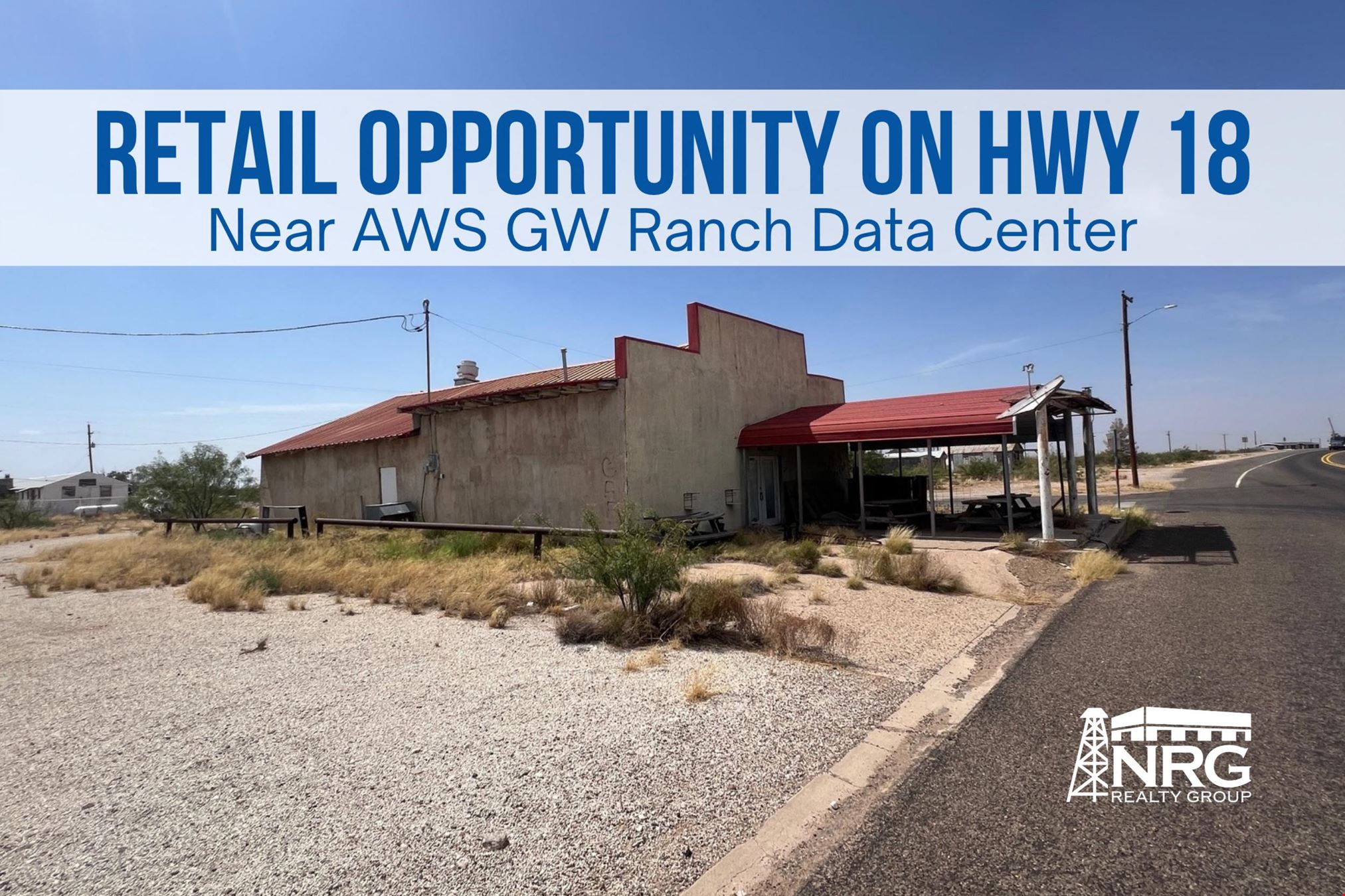 Roadside Retail on Hwy 18, Near AWS Data Center