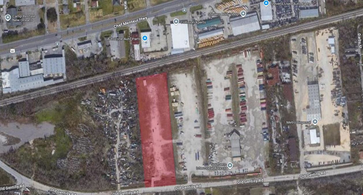 4.5-acre site available for lease on Old Gentilly Road
