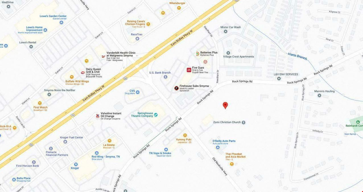 Smyrna Retail Development Opportunity