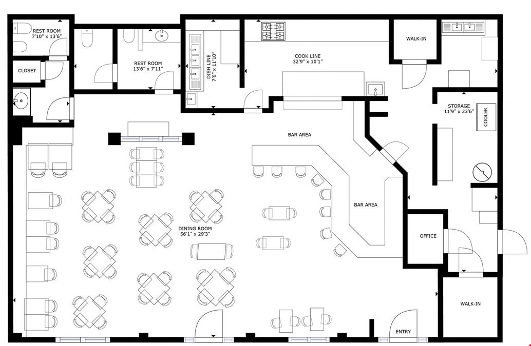 Second Generation Restaurant Space
