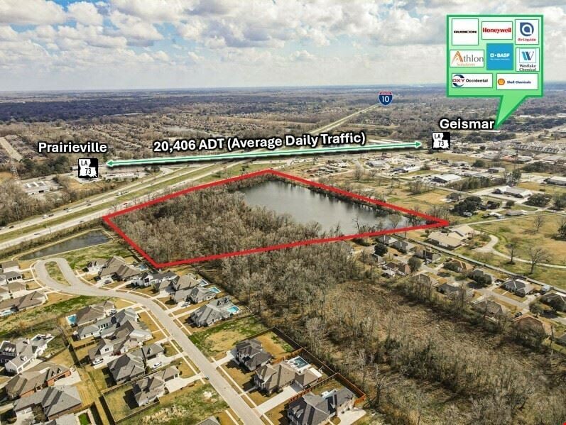 Prime I-10 Development Opportunity in Prairieville, LA