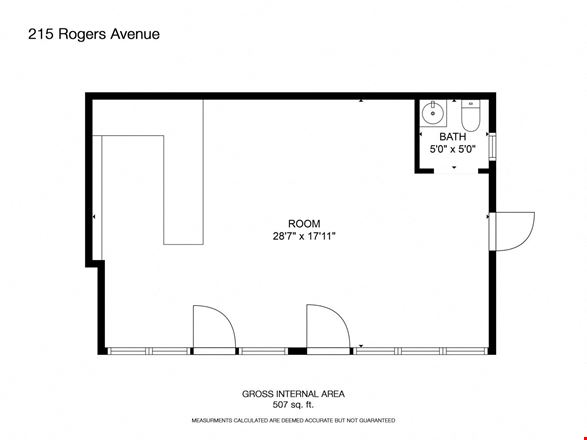 Preview of Retail space for Rent at 215 Rogers Ave
