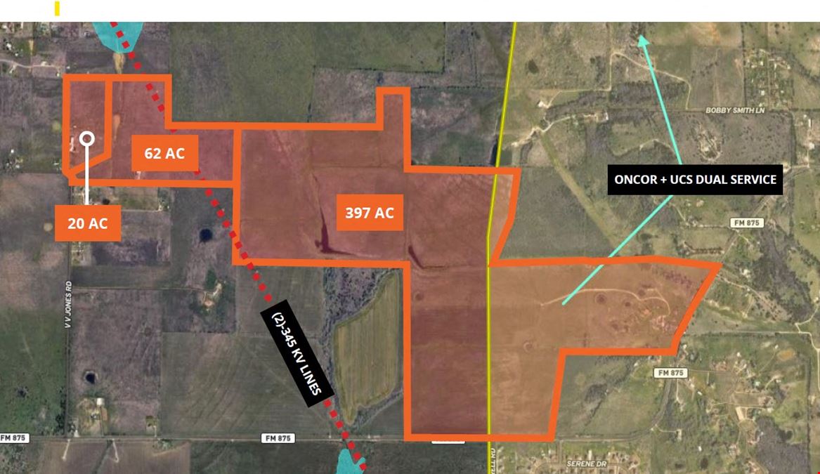 478-acres Land Midlothian