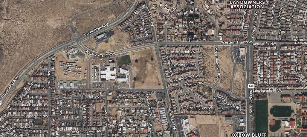 Unser Blvd NW and Western Trail NW