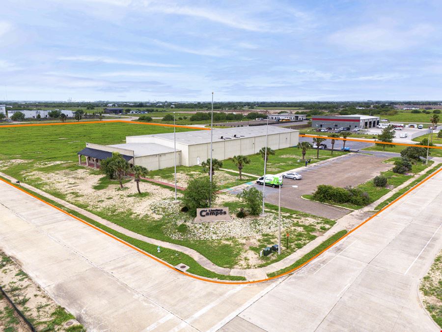 ±24,116 SF Industrial Warehouse | 8.41 ±AC |  Zoned Industrial | Edinburg, TX