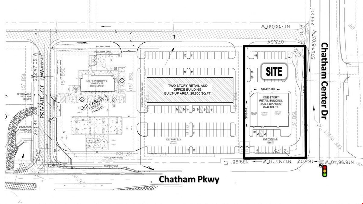 Ground Lease Opportunity | ±1.0 Acre Outparcel at The Chatham Center