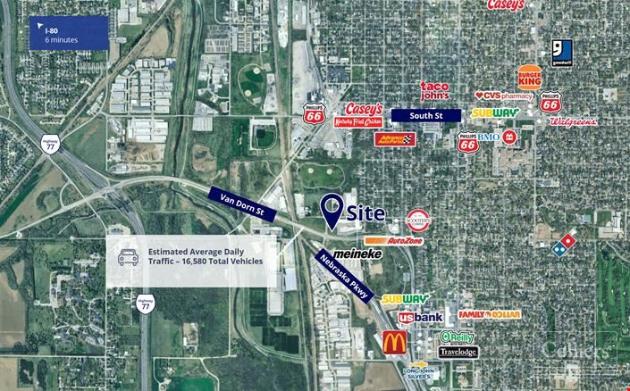 Van Dorn Pad Sites - Build to suit or Land Lease