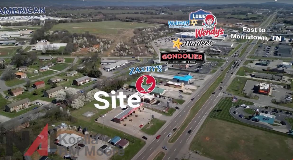 Jefferson City, TN .69 Acre Retail Pad