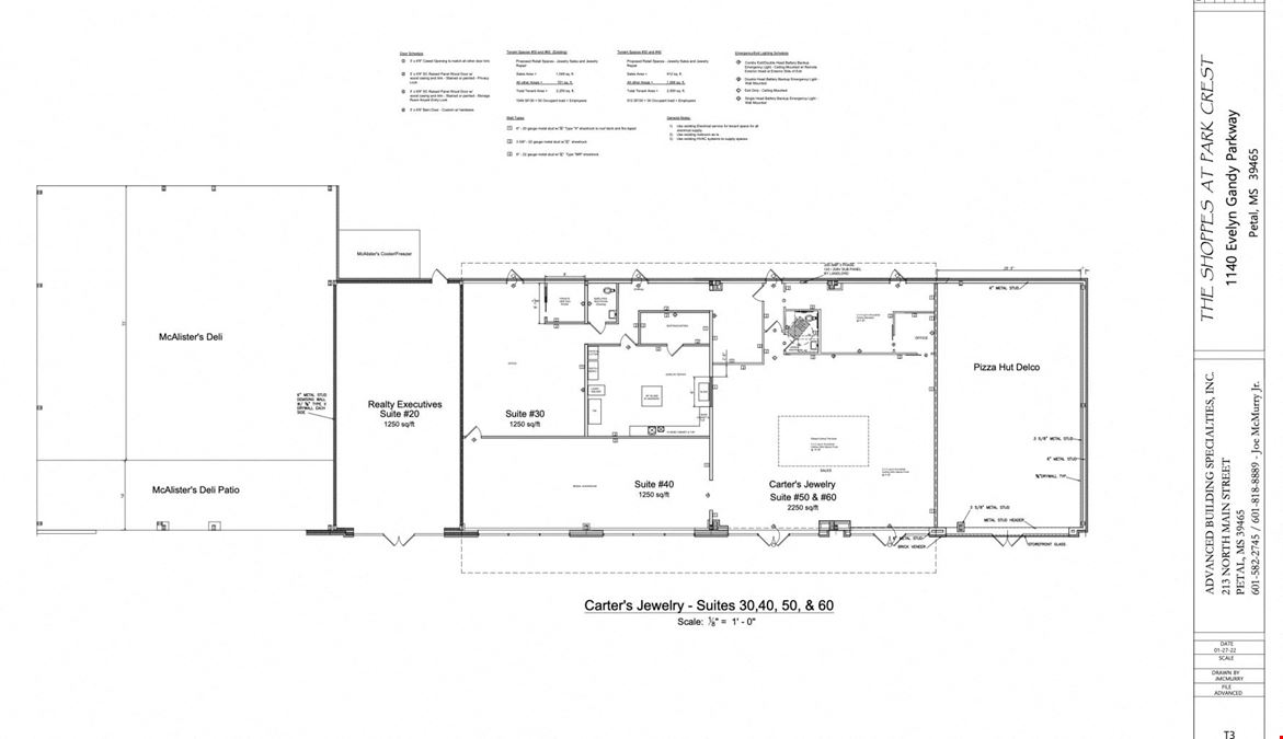 Petal Shopping Center For Sale 