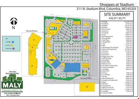 Preview of Retail space for Rent at 211 North Stadium Boulevard, Suite 101