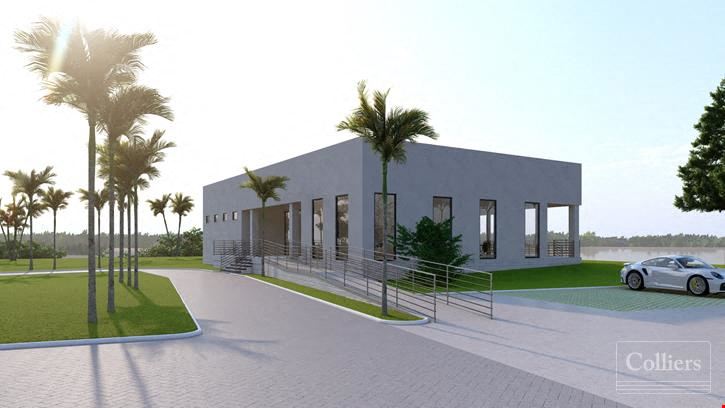 Office or Medical: Proposed 3,899 SF Building + 912 SF Outdoor Covered Area In Cape Coral, FL