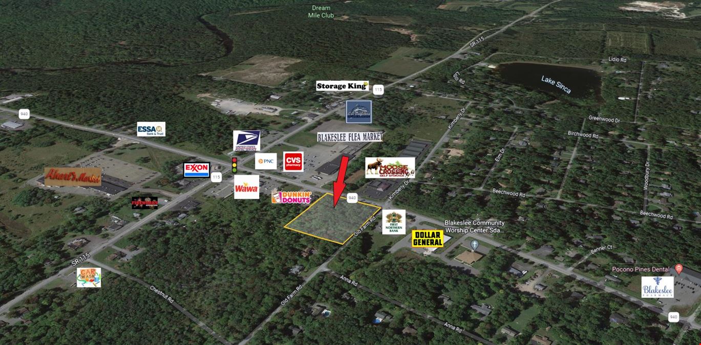 3.85 AC Commercial Development Site w/ Proposed 23,000 SF