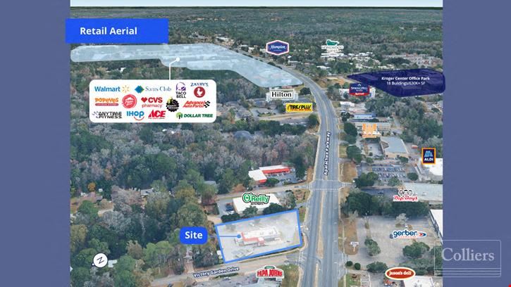 Free Standing Second Generation QSR for Lease on Busy Apalachee Pkwy