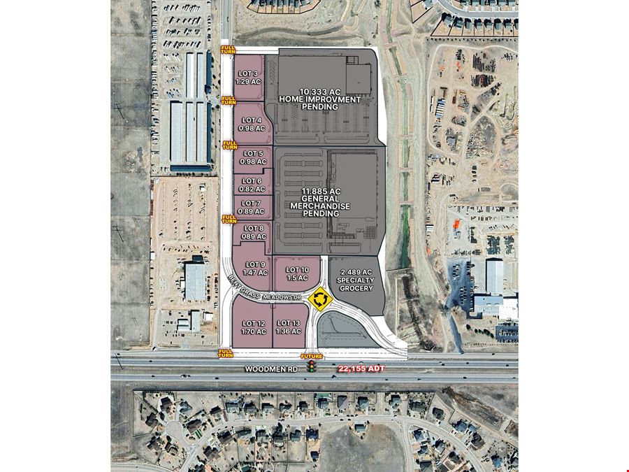 Woodmen Rd & Bent Grass Meadows Dr. - NEC