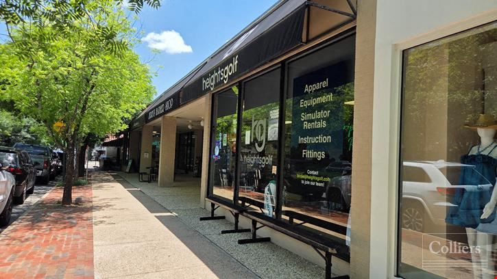 For Lease: Heights Retail