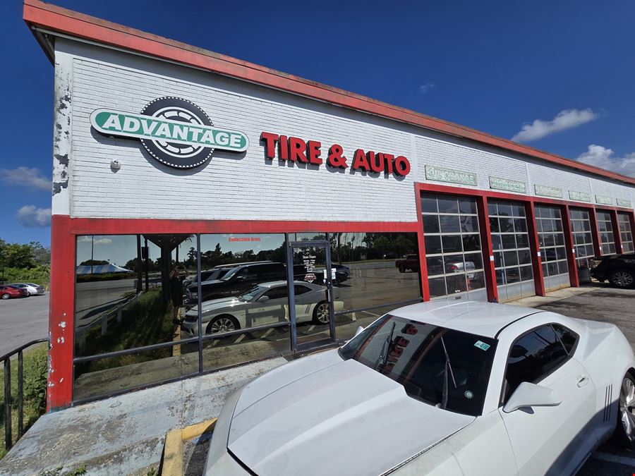 Turnkey Auto Repair Facility on US Hwy 19 | High Visibility & 7 Drive-In Bays