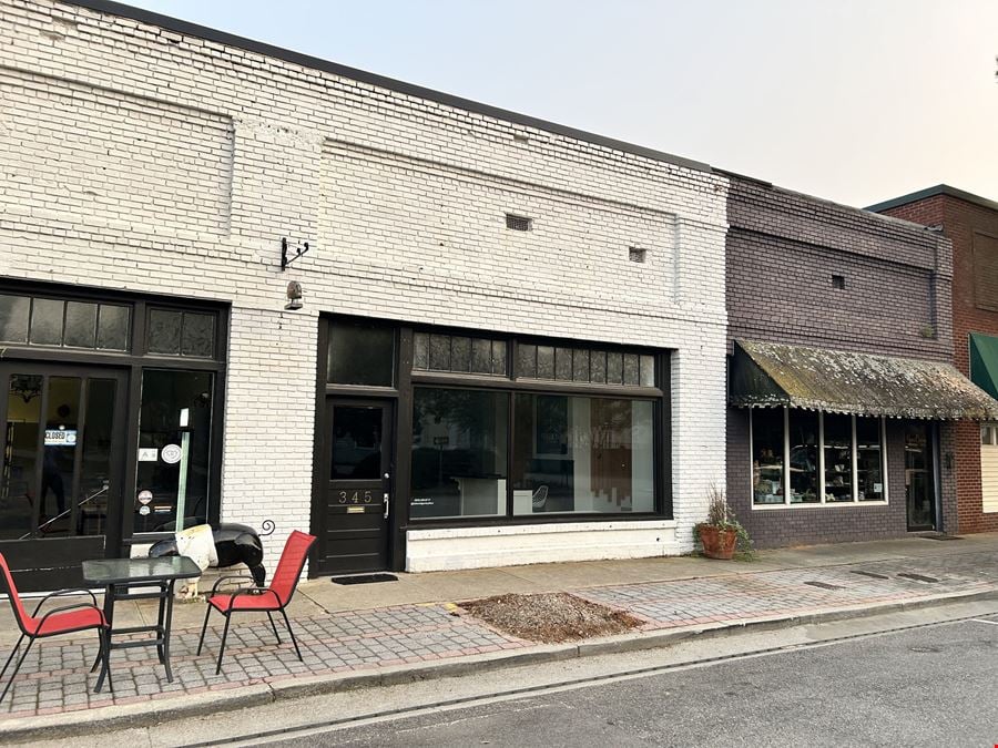 Charming Downtown Aiken Storefront Available Now @ 1770 square feet!