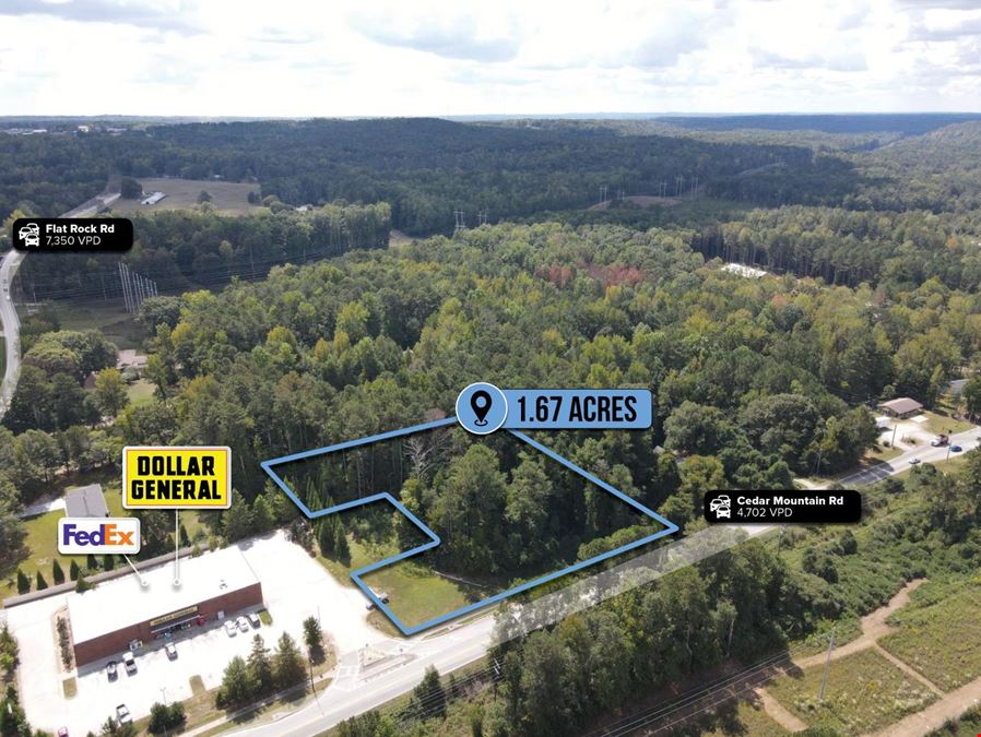 $1 Auction – 1.67 Acre Parcel | Atlanta MSA | 12K VPD