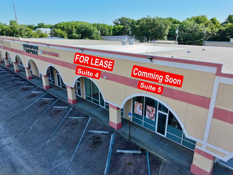 High-Visibility Strip Center for Lease in Central Pensacola