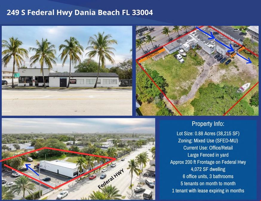 0.88 AC LOT with 200 FT Frontage on Federal Highway