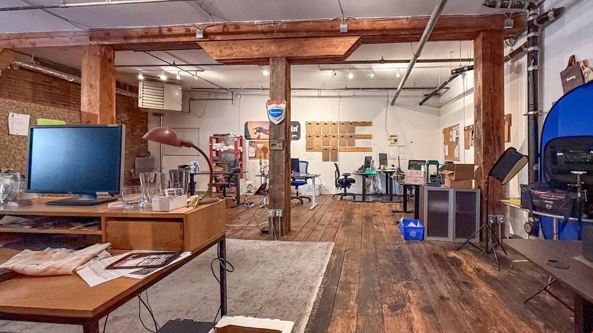 Commercial space available in the Old Cannery Building, an iconic three-storey brick building in Downtown Kelowna