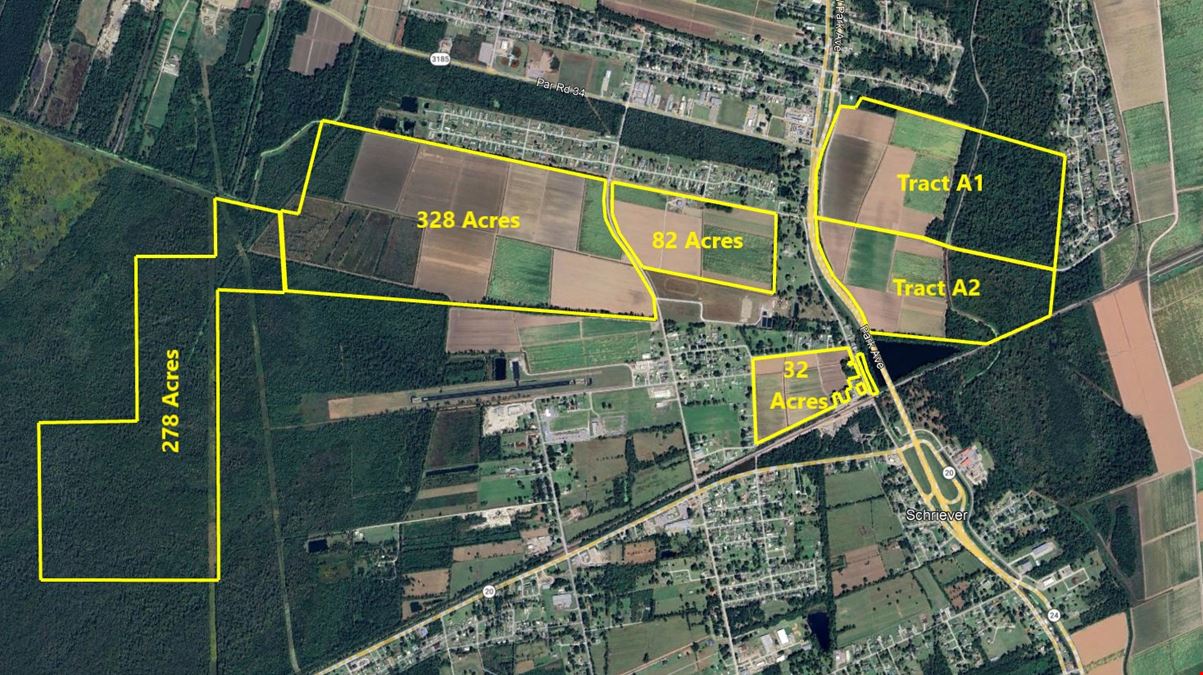 Tract A1 Ducros Plantation - 174.1 Acres in Houma-Thib MSA