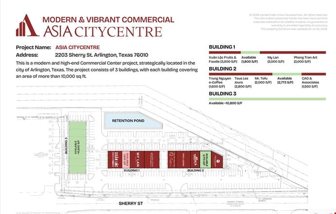 Preview of Retail space for Rent at 2203 - 2215 Sherry Street