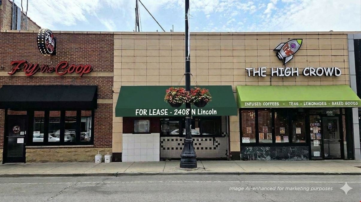 Second-Generation/Fast Casual Restaurant Space in Lincoln Park