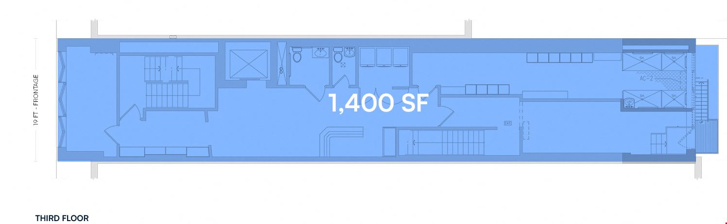 1,400 SF | 143 W 72nd Street | Upper West Side 3rd Floor Retail/Office Space for Lease