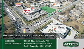 Prime Lot for Ground Lease or Build to Suit