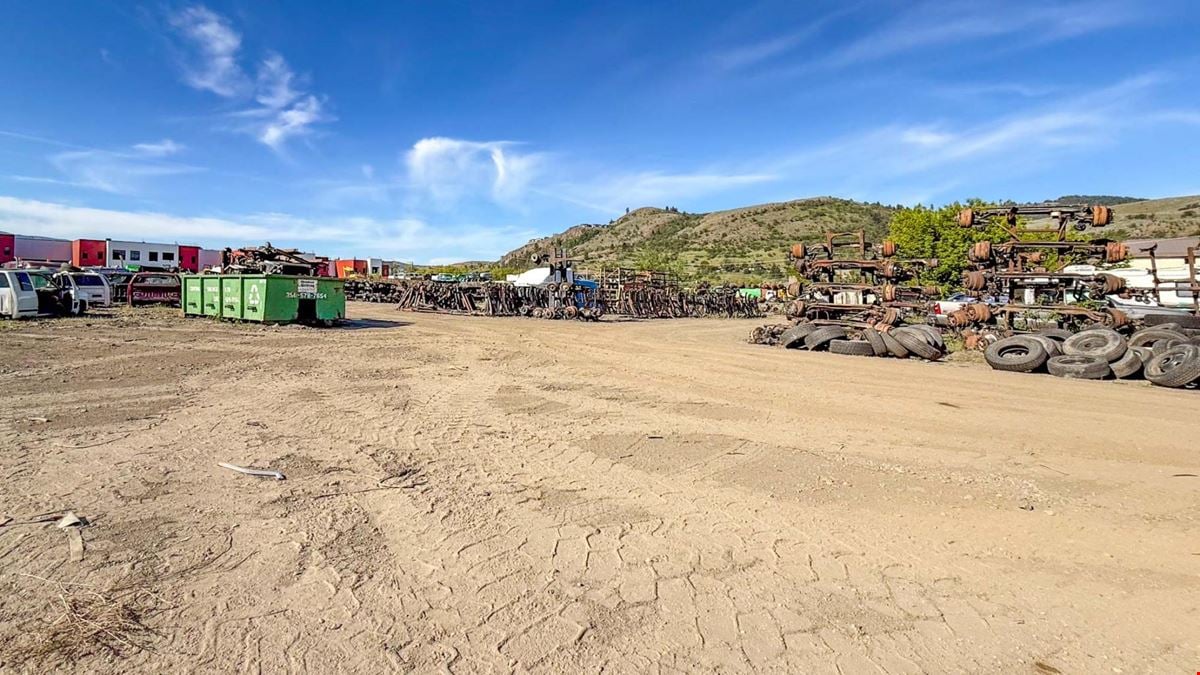 2.3 acres of industrial yard space available for lease in Vernon.