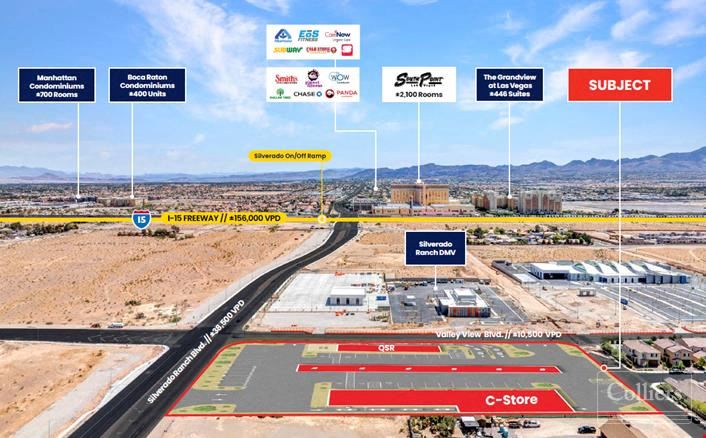 SWC Silverado Ranch Blvd. & Valley View,