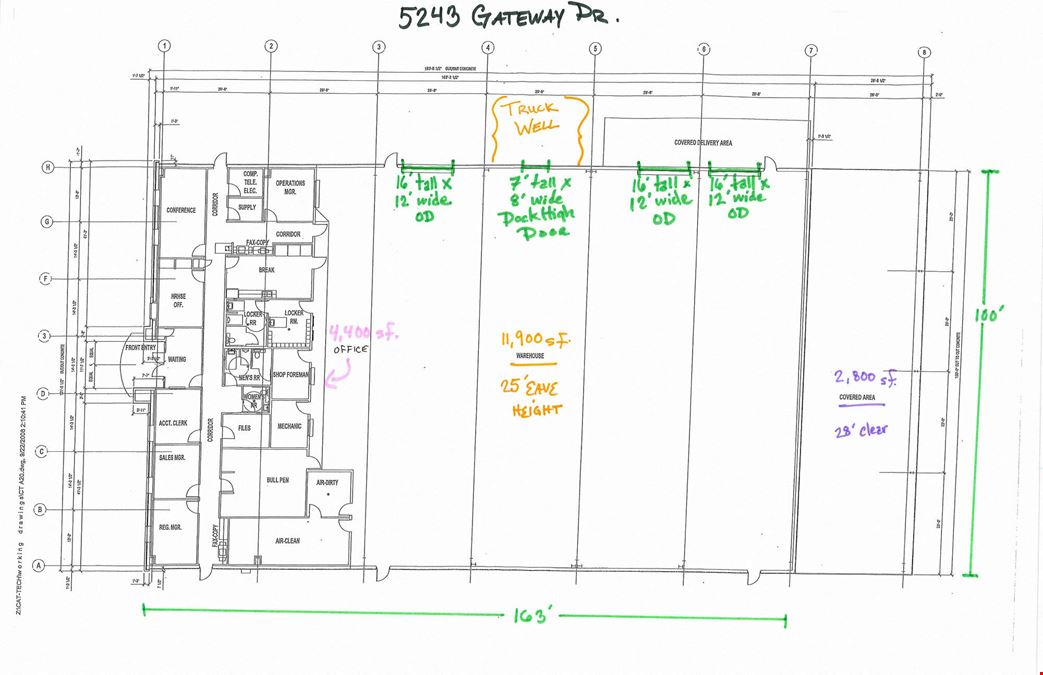 25' Eave w. 1 Acre Laydown, Truck Well, Ample Power