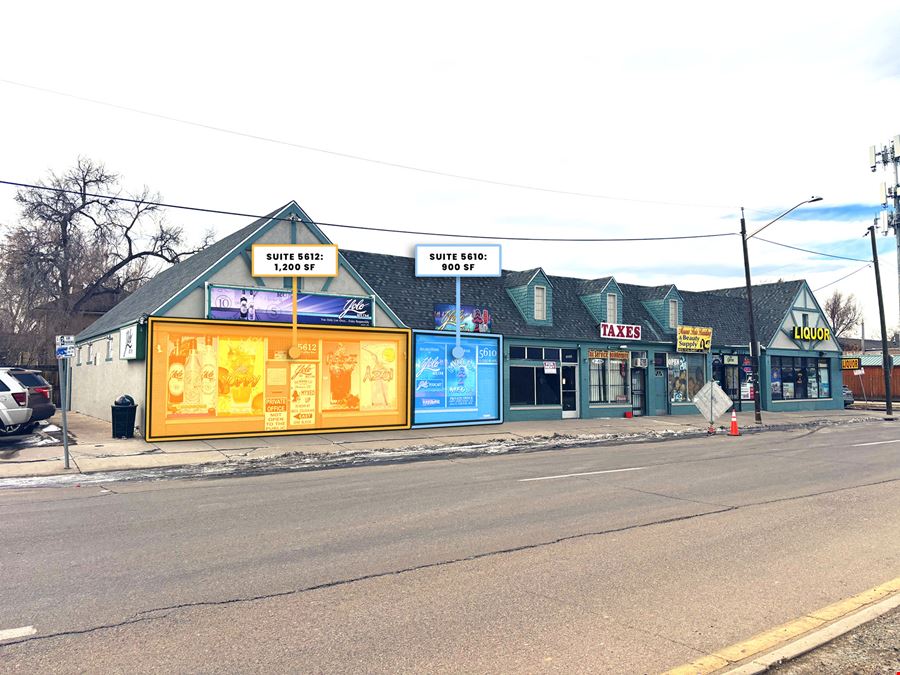 East Colfax & Holly Street Retail Space For Lease