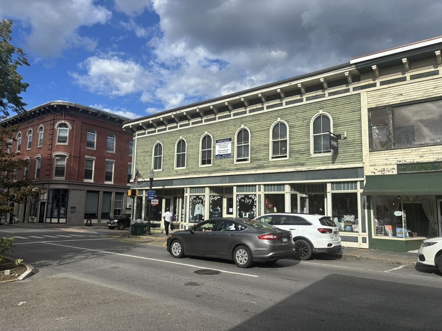Corner Lot Mixed-Use Building