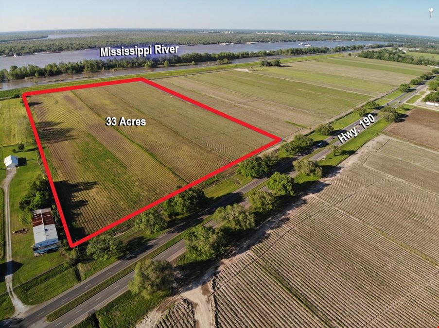 Industrial Land- 33 Acres on Hwy 190 near Chemical Plants