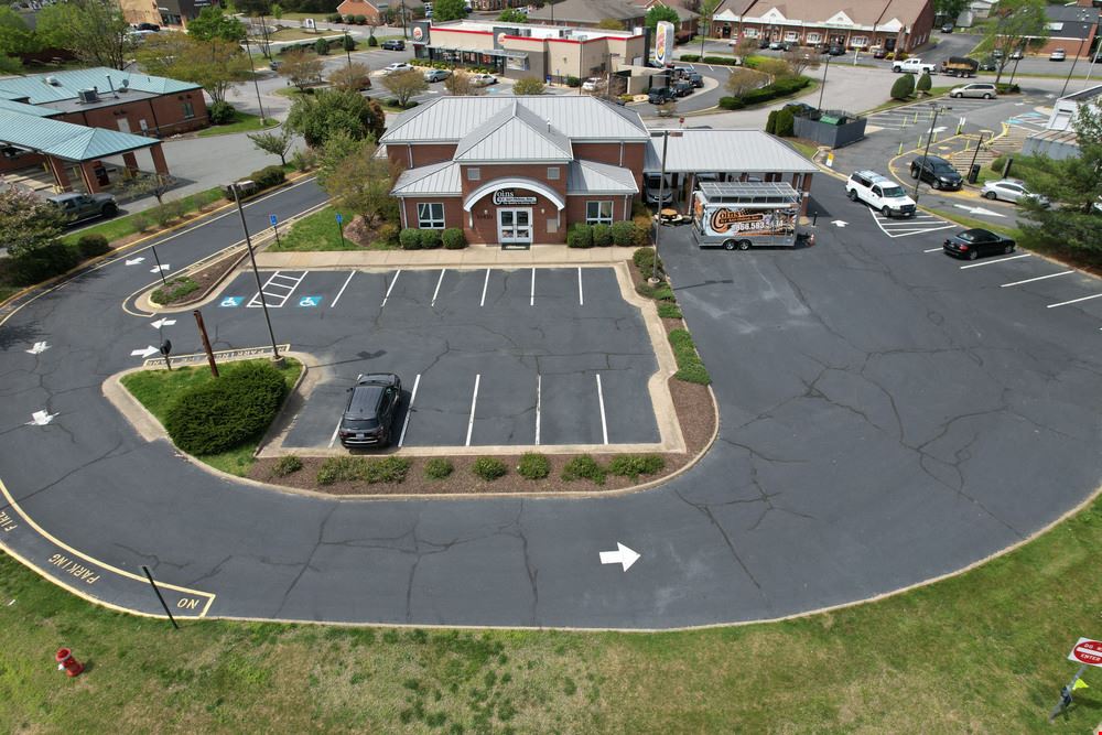 End Cap w/ Drive Thru at Lighted Corner