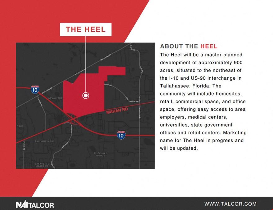 The Heel Retail Sites - Retail, Hotel, Grocery