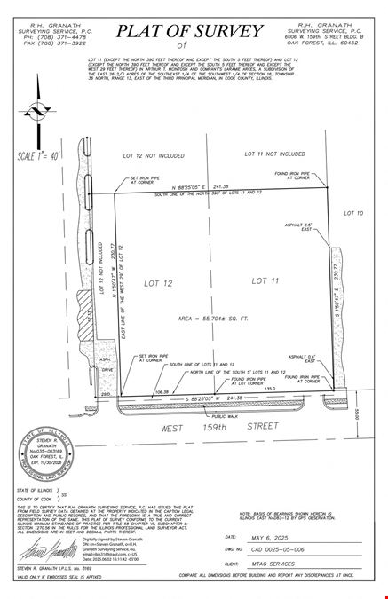 159th Street Land Site